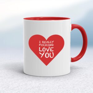 I Really Fucking Love You - Rude Mugs - Slightly Disturbed - Image 1 of 12