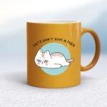 Cats Don't Give A Fuck - Rude Mugs - Slightly Disturbed - Image 10 of 18