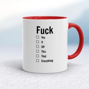 A Fuck For All Occasions - Rude Mugs - Slightly Disturbed - Image 1 of 18