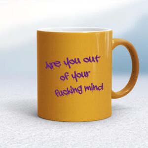 Out Of Your Fucking Mind - Rude Mugs - Slightly Disturbed - Image 1 of 18