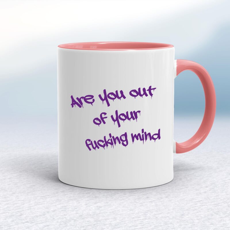 Out Of Your Fucking Mind - Rude Mugs - Slightly Disturbed - Image 5 of 18