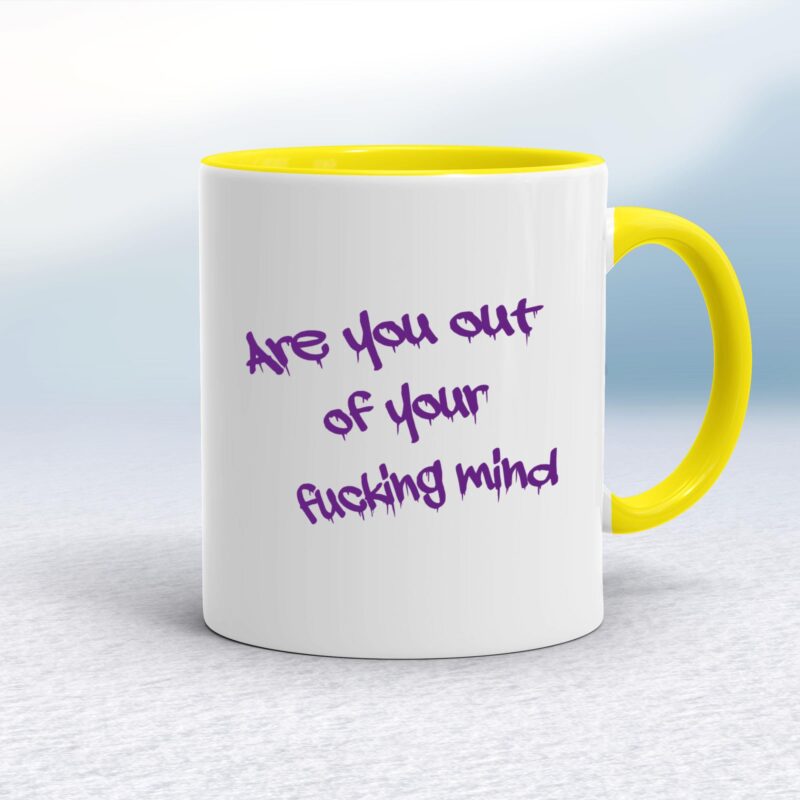 Out Of Your Fucking Mind - Rude Mugs - Slightly Disturbed - Image 7 of 18