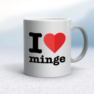 I Love Minge - Rude Mugs - Slightly Disturbed - Image 1 of 17