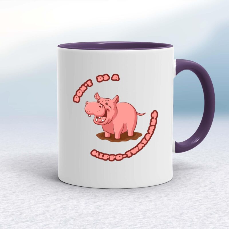 Hippo-twatamus - Rude Mugs - Slightly Disturbed