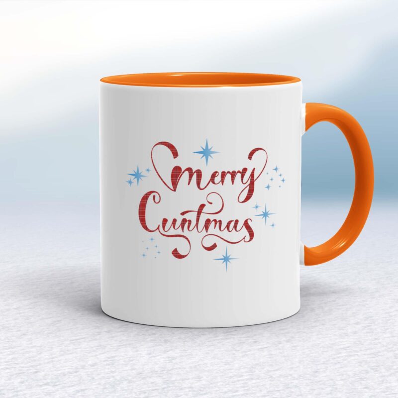 Merry Cuntmas - Rude Mugs - Slightly Disturbed