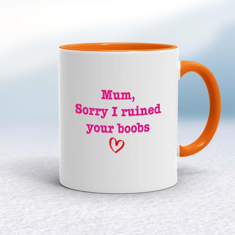 Ruined Your Boobs - Rude Mugs - Slightly Disturbed - Image 7 of 18
