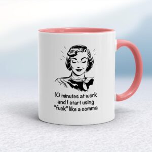Using Fuck Like A Comma - Rude Mugs - Slightly Disturbed - Image 1 of 16