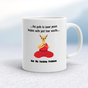 Path To Inner Peace - Rude Mugs - Slightly Disturbed - Image 1 of 18