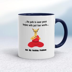 Path To Inner Peace - Rude Mugs - Slightly Disturbed - Image 1 of 18
