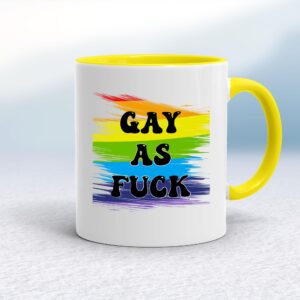 Gay As Fuck - Rude Mugs - Slightly Disturbed - Image 1 of 20