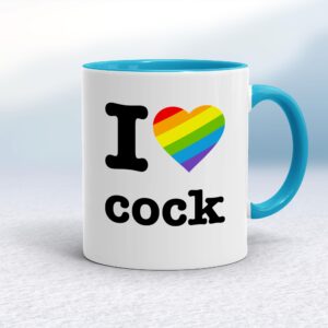 I Love Cock Pride - Rude Mugs - Slightly Disturbed - Image 1 of 16