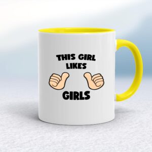 This Girls Likes Girls - Rude Mugs - Slightly Disturbed - Image 1 of 20