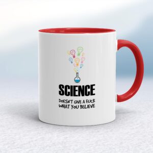 Science Doesn't Give A Fuck - Rude Mugs - Slightly Disturbed - Image 1 of 16