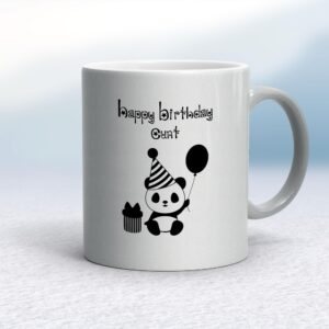 Happy Birthday Cunt - Panda - Rude Mugs - Slightly Disturbed - Image 1 of 20