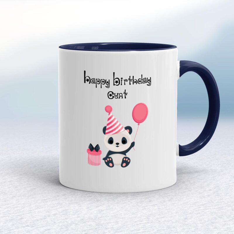Happy Birthday Cunt - Panda - Rude Mugs - Slightly Disturbed - Image 4 of 20