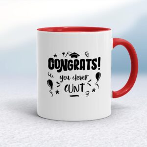 Congrats You Clever Cunt - Rude Mugs - Slightly Disturbed - Image 1 of 20