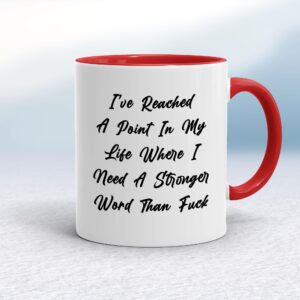 Stronger Word Than Fuck - Rude Mugs - Slightly Disturbed - Image 1 of 20