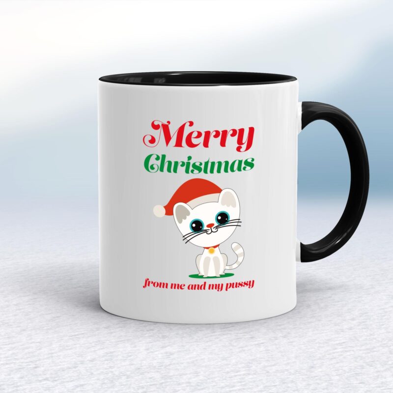Merry Christmas From Me And My Pussy - Rude Mugs - Slightly Disturbed - Image 2 of 14