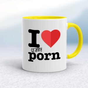 I Love Granny Porn - Rude Mugs - Slightly Disturbed - Image 1 of 16