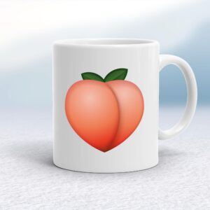 Peach Emoji - Rude Mugs - Slightly Disturbed - Image 1 of 12