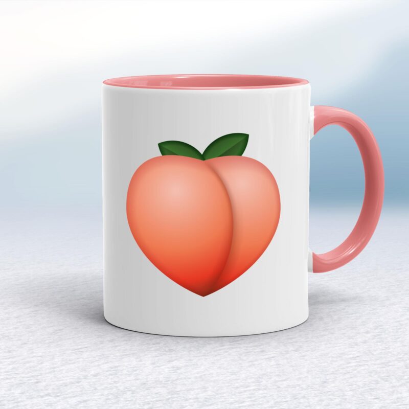 Peach Emoji - Rude Mugs - Slightly Disturbed - Image 5 of 12