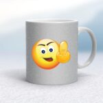 Up Yours Emoji - Rude Mugs - Slightly Disturbed - Image 12 of 12