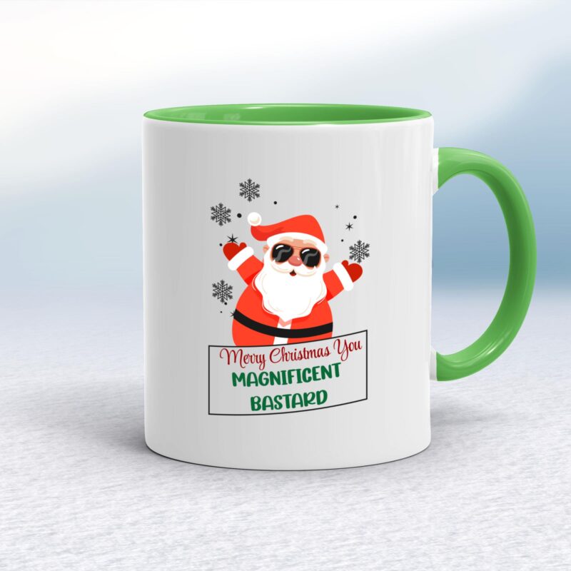 Merry Xmas You Magnificent Bastard - Rude Mugs - Slightly Disturbed - Image 9 of 10