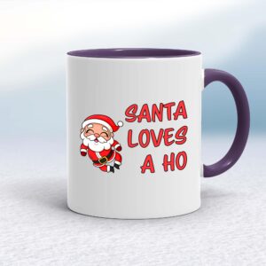 Santa Loves A Ho - Rude Mugs - Slightly Disturbed - Image 1 of 10