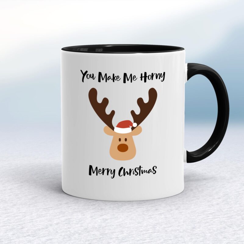 Horny Merry Christmas - Rude Mugs - Slightly Disturbed - Image 2 of 12