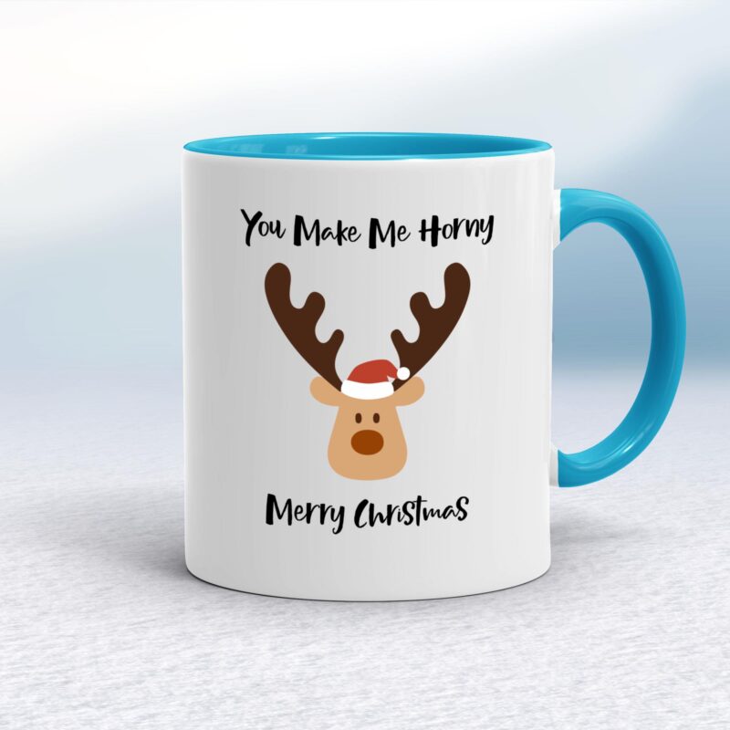 Horny Merry Christmas - Rude Mugs - Slightly Disturbed - Image 3 of 12