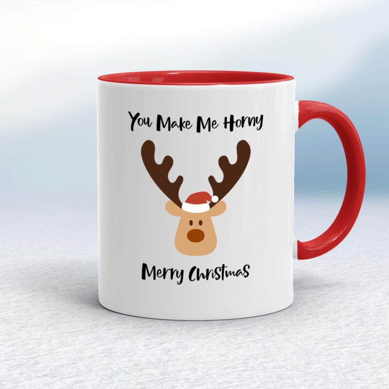 Horny Merry Christmas - Rude Mugs - Slightly Disturbed - Image 6 of 12