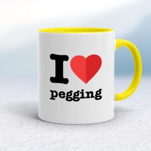 I Love Pegging - Rude Mugs - Slightly Disturbed - Image 1 of 16