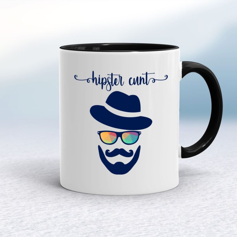 Hipster Cunt - Rude Mugs - Slightly Disturbed - Image 2 of 16