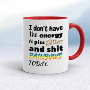 I Don't Have The Energy - Rude Mugs - Slightly Disturbed - Image 1 of 16