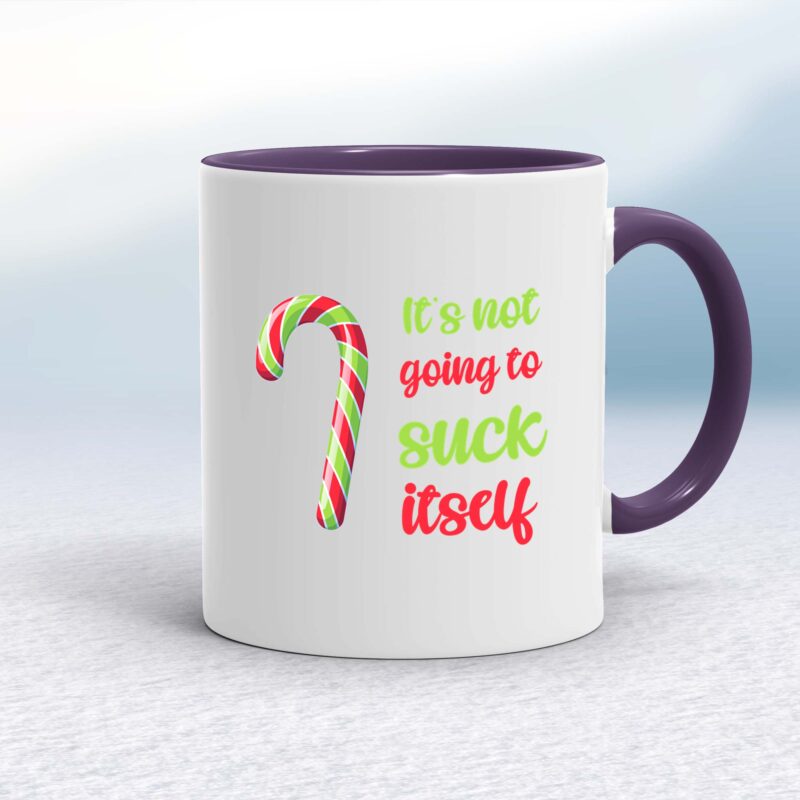Christmas Not Going To Suck-Lick Itself - Rude Mugs - Slightly Disturbed - Image 8 of 32