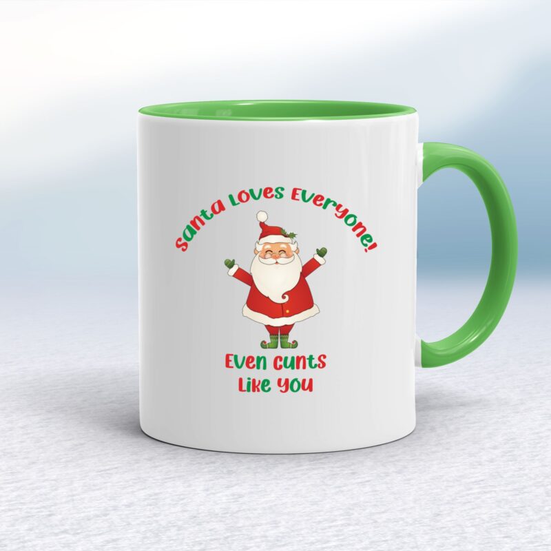 Santa Loves Everyone - Rude Mugs - Slightly Disturbed - Image 9 of 32