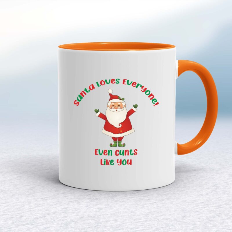 Santa Loves Everyone - Rude Mugs - Slightly Disturbed - Image 7 of 32