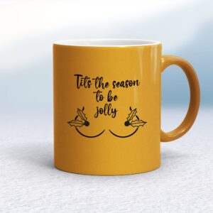 Tits The Season - Rude Mugs - Slightly Disturbed - Image 1 of 16