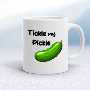 Tickle My Pickle Mug - White - 1